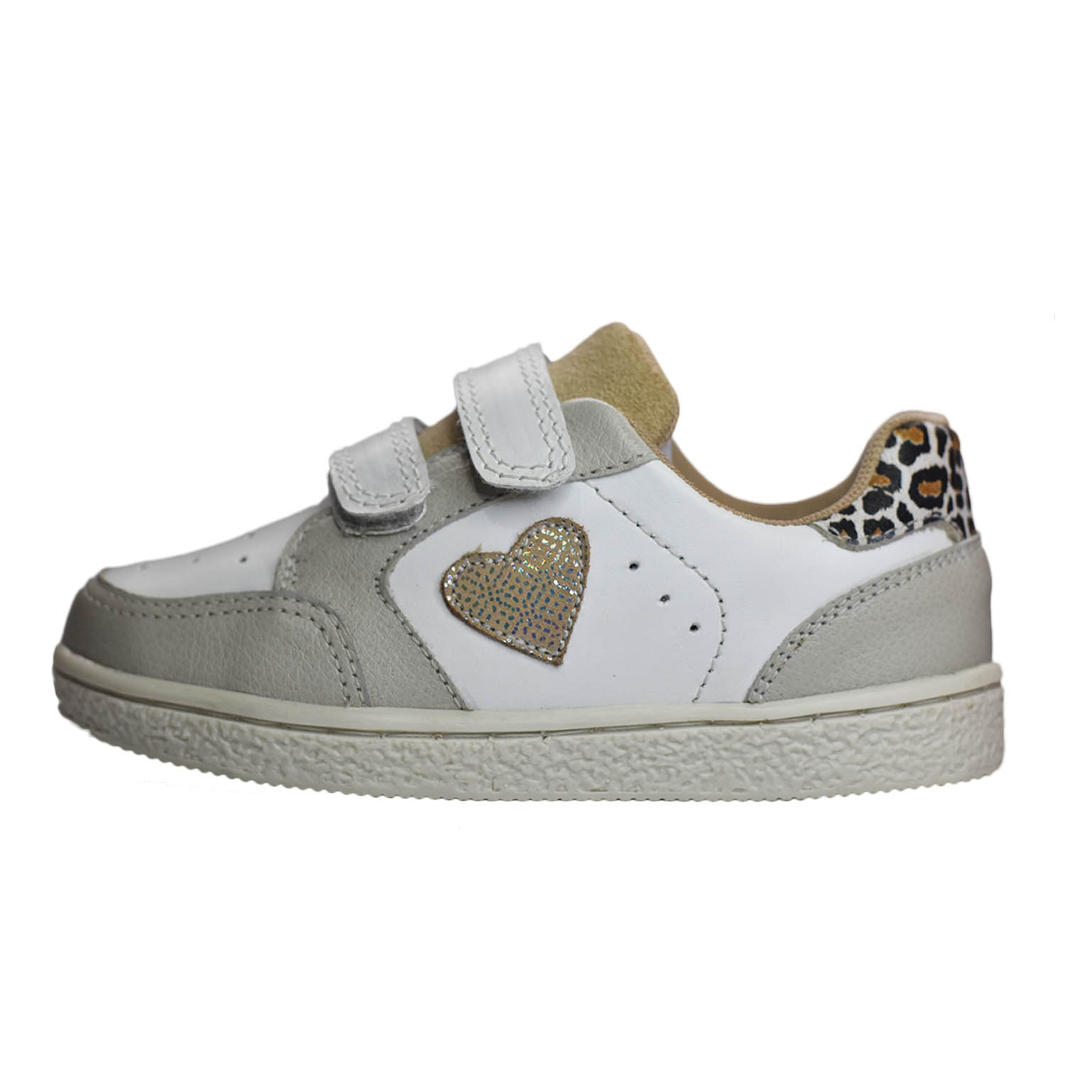 Zapato caminante blanco humo bruno kids 22