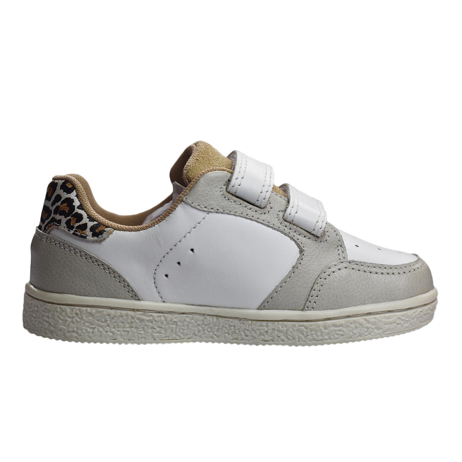 Zapato caminante blanco humo bruno kids 33