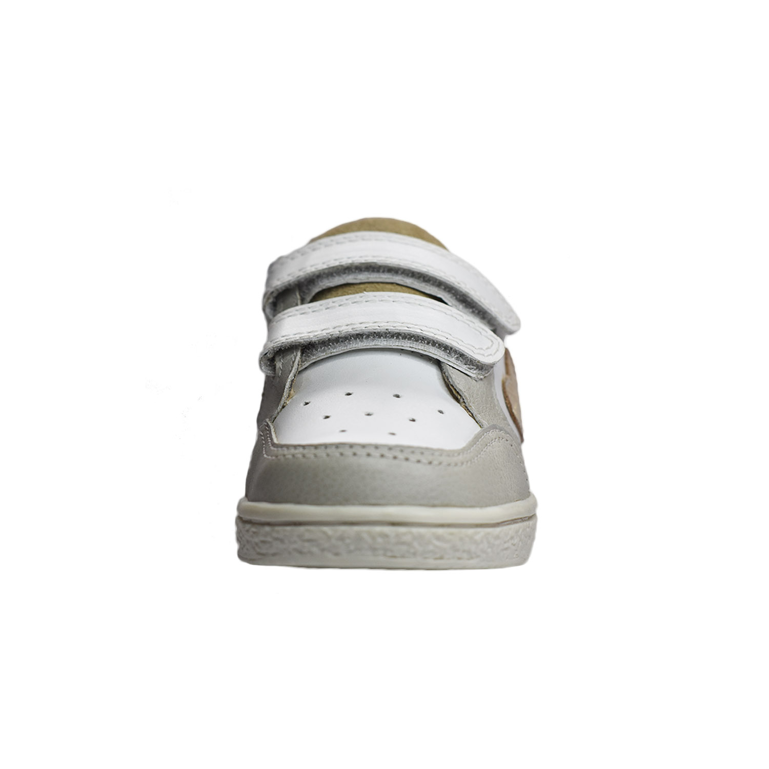 Zapato caminante blanco humo bruno kids 44