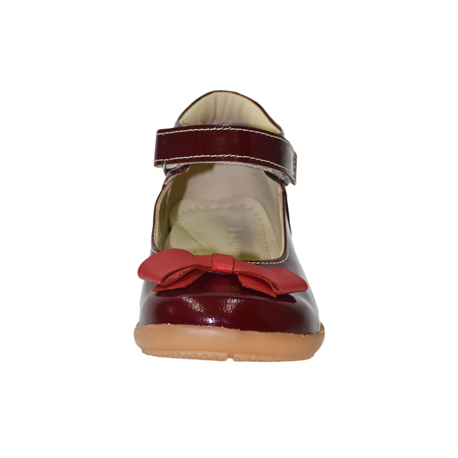 Zapato Caminante Niña Bruno Kids de Cuero Charol Vino - Imagen 4
