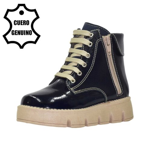 Botín caminante kinder azul bruno kids 1