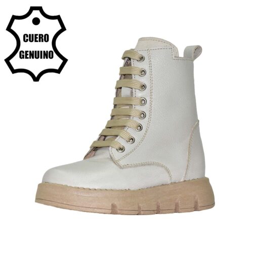 Botín caminante kinder blanco oscuro bruno kids 1