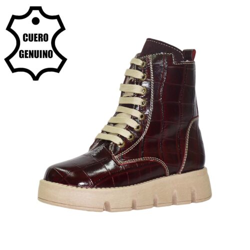 Botín caminante kinder rojo vino bruno kids 1