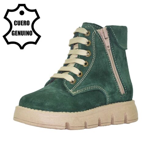 Botín caminante kinder verde bruno kids 1