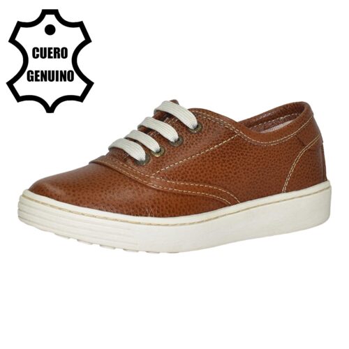 Zapato de cuero kinder cobre pasador bruno kids 1